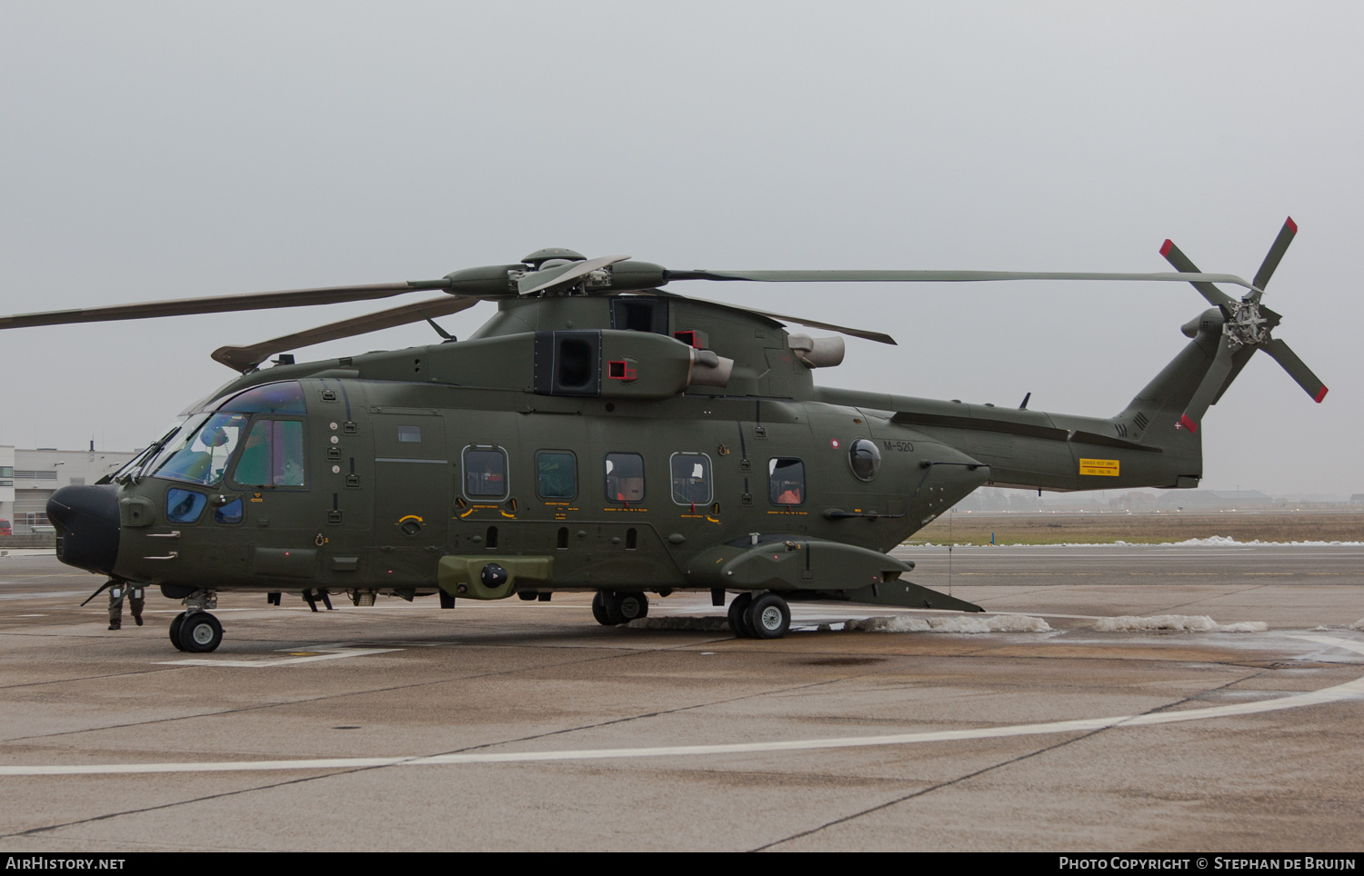 Aircraft Photo of M-520 | AgustaWestland EH101-512 Merlin Joint Supporter | Denmark - Air Force | AirHistory.net #161952