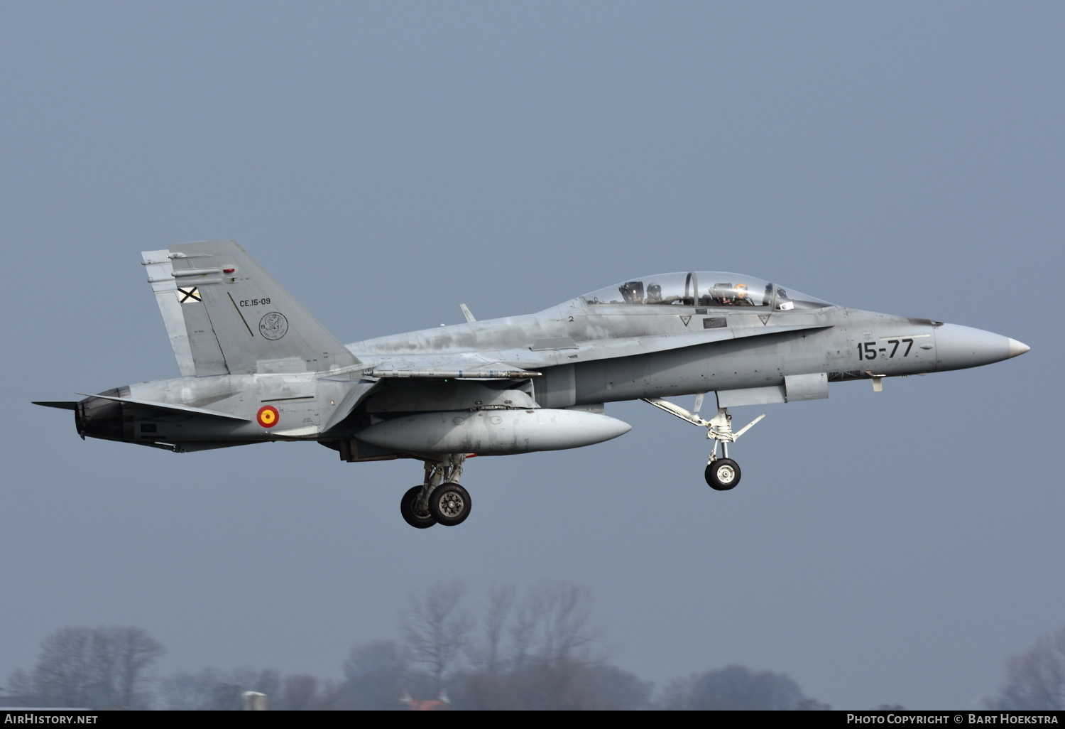 Aircraft Photo of CE.15-09 | McDonnell Douglas EF-18BM Hornet | Spain - Air Force | AirHistory.net #161957