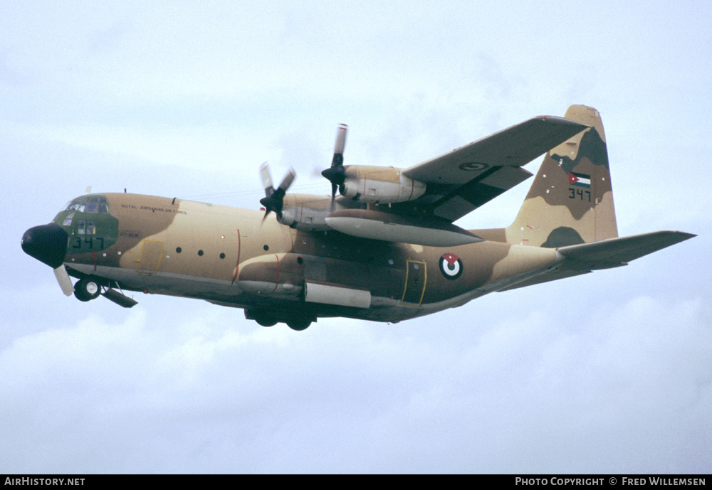 Aircraft Photo of 347 | Lockheed C-130H Hercules | Jordan - Air Force | AirHistory.net #161982