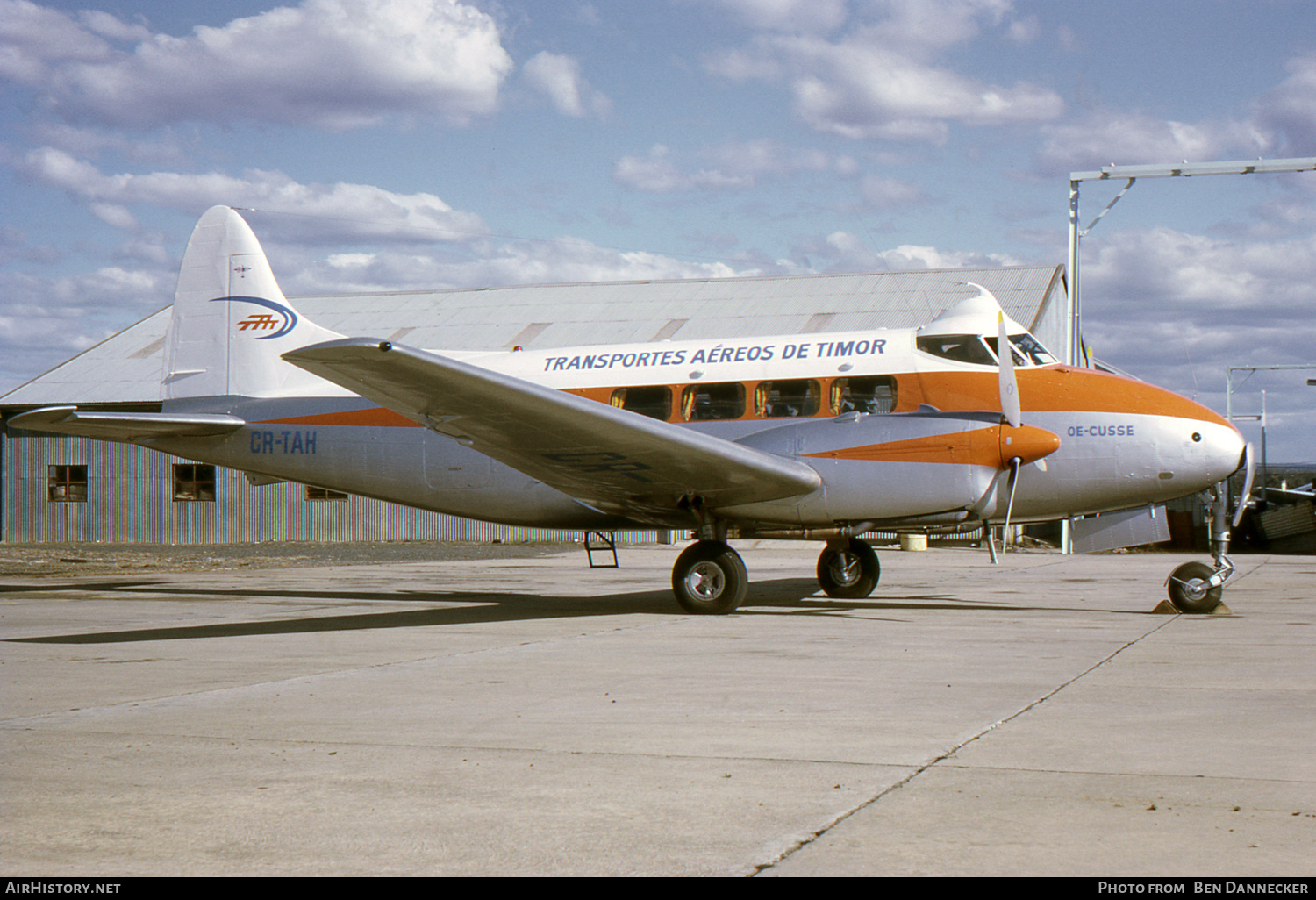 Aircraft Photo of CR-TAH | De Havilland D.H. 104 Dove 2A | Transportes Aéreos de Timor | AirHistory.net #161987