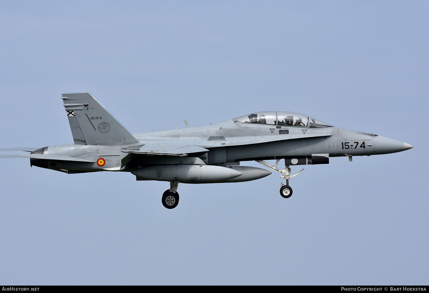 Aircraft Photo of CE.15-05 / CE.15-5 | McDonnell Douglas EF-18BM Hornet | Spain - Air Force | AirHistory.net #161991