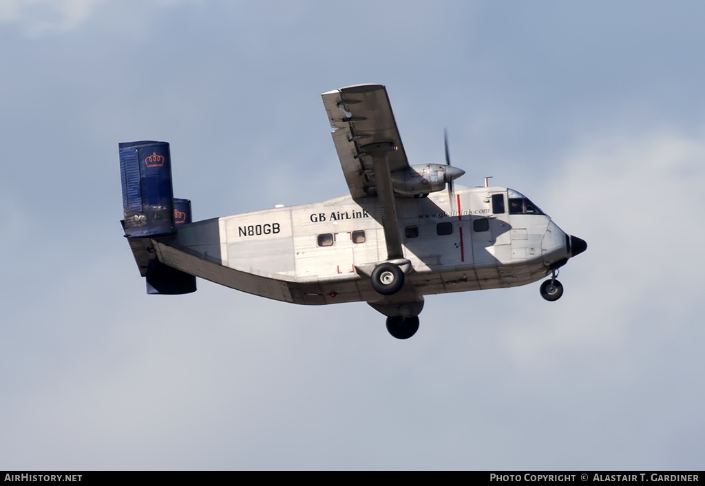 Aircraft Photo of N80GB | Short SC.7 Skyvan 3M-400 | GB Airlink | AirHistory.net #161994