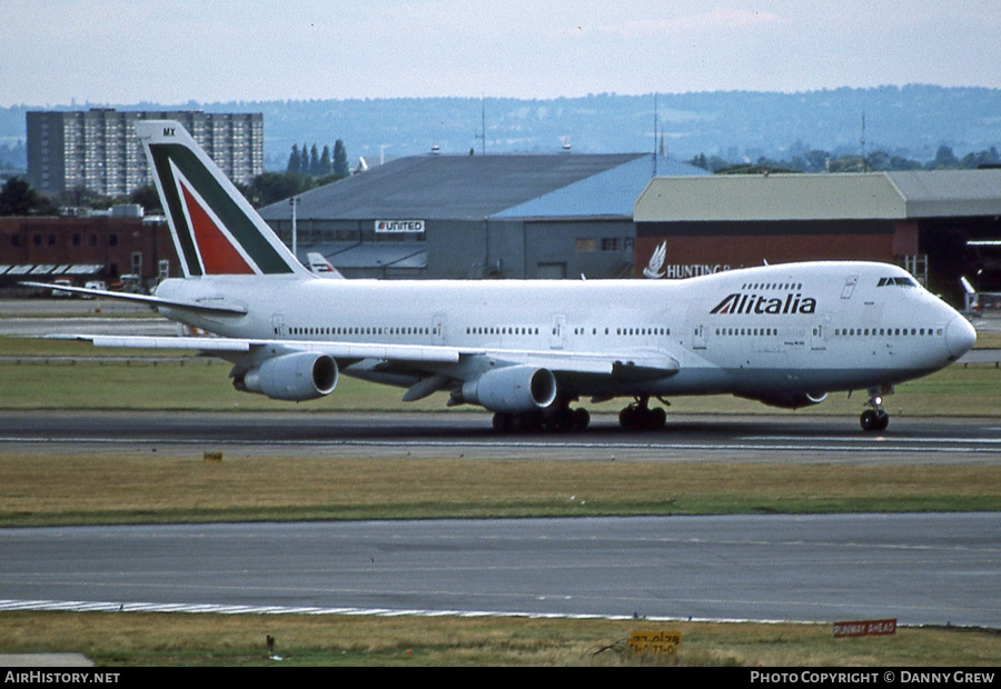 Aircraft Photo of I-DEMX | Boeing 747-230B | Alitalia | AirHistory.net #162025