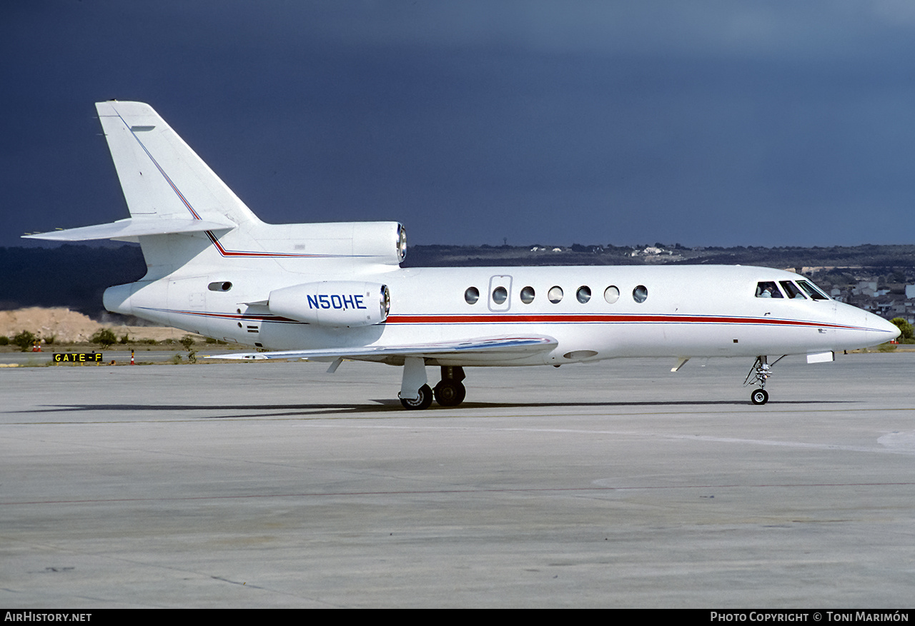 Aircraft Photo of N50HE | Dassault Falcon 50 | AirHistory.net #162032