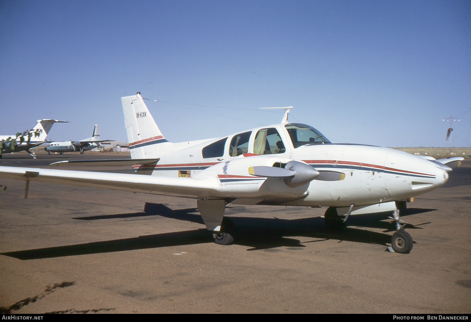 Aircraft Photo of VH-KXK | Beech C55 Baron (95-C55) | Trans West Air Charter | AirHistory.net #162040