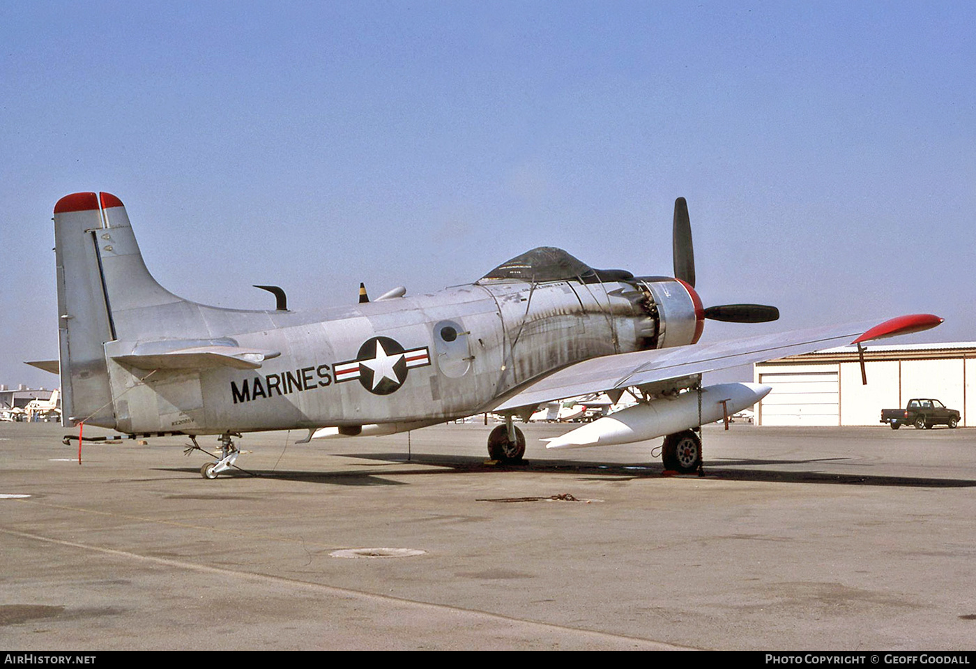 Aircraft Photo of N2088V | Douglas A-1D Skyraider (AD-4NA) | USA - Marines | AirHistory.net #162051