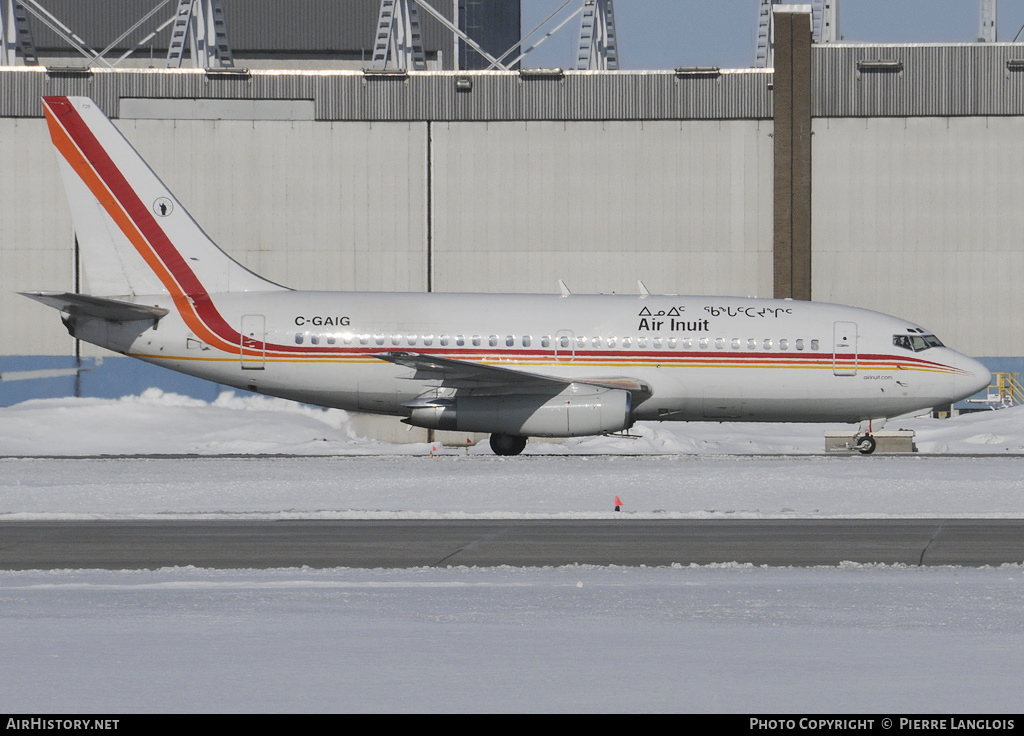 Aircraft Photo of C-GAIG | Boeing 737-2S2C/Adv | Air Inuit | AirHistory.net #162055