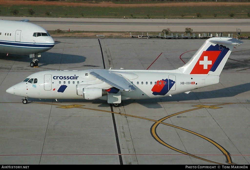 Aircraft Photo of HB-IXH | British Aerospace Avro 146-RJ85 | Crossair | AirHistory.net #162066