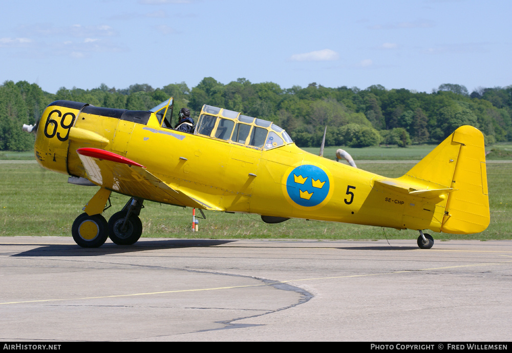 Aircraft Photo of SE-CHP | North American AT-6A Texan | Sweden - Air Force | AirHistory.net #162069