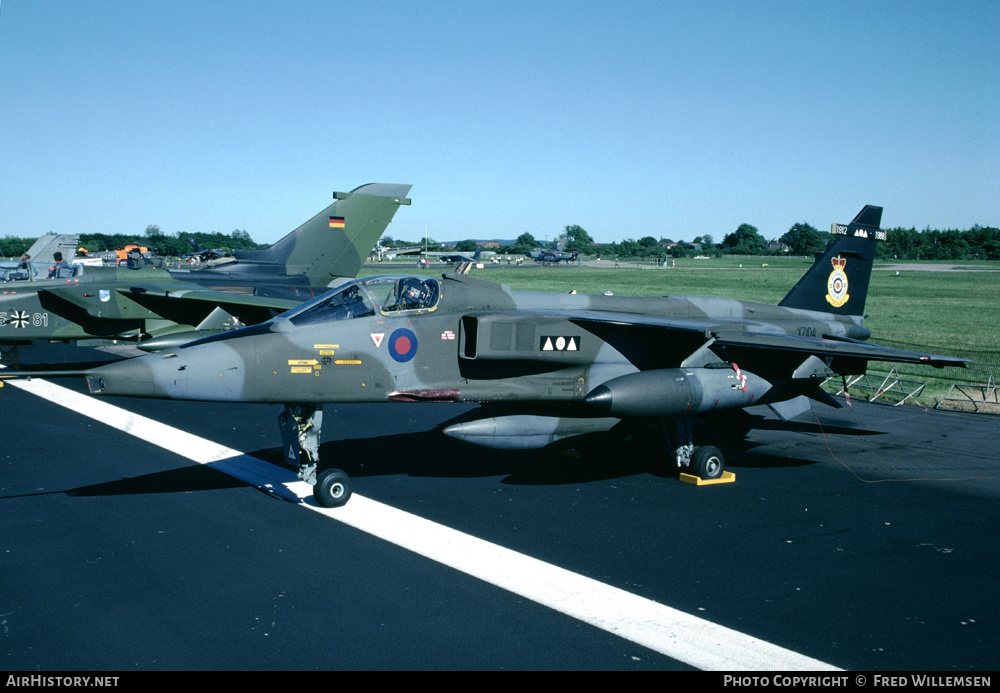 Aircraft Photo of XZ104 | Sepecat Jaguar GR1 | UK - Air Force | AirHistory.net #162073