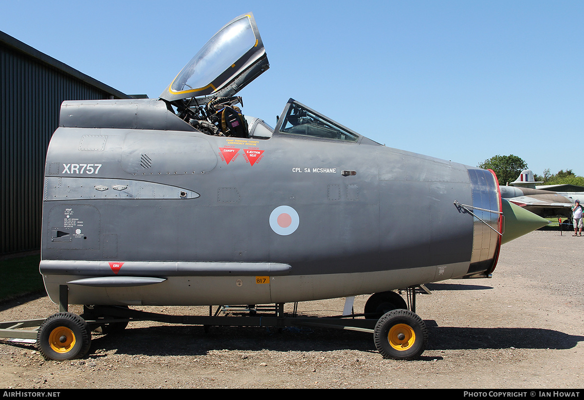 Aircraft Photo of XR757 | English Electric Lightning F6 | UK - Air Force | AirHistory.net #162084