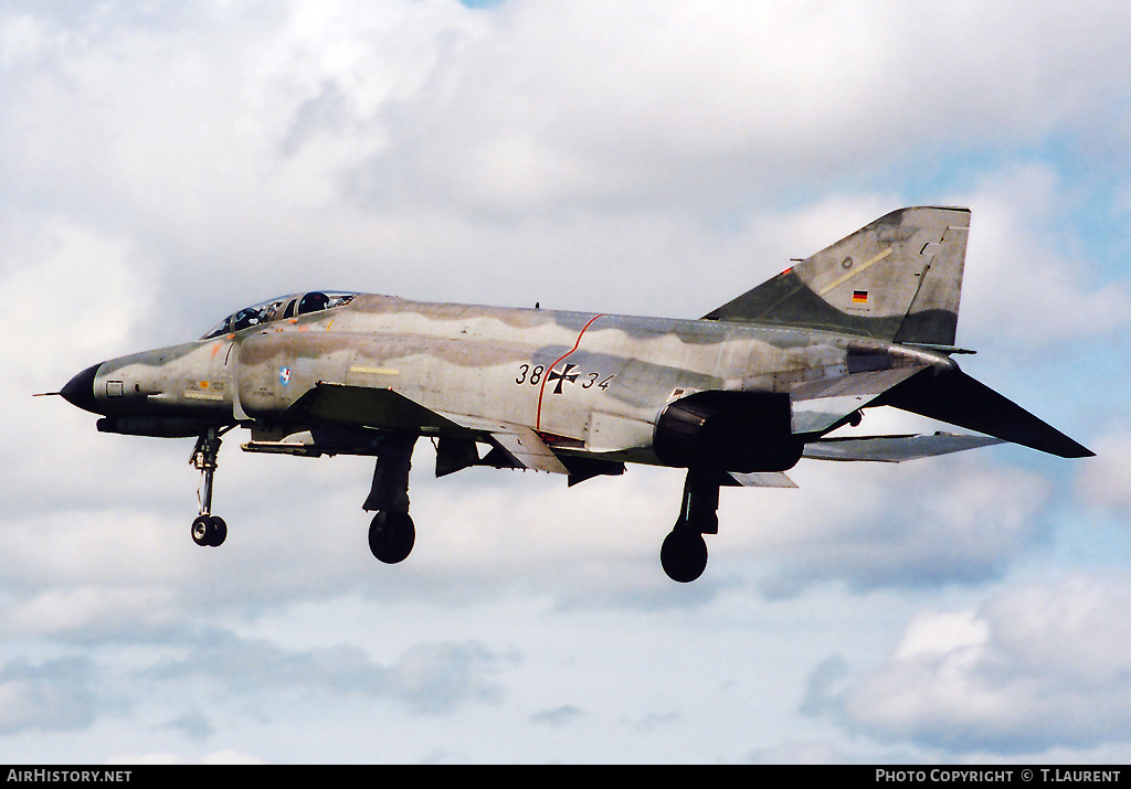 Aircraft Photo of 3834 | McDonnell Douglas F-4F Phantom II | Germany - Air Force | AirHistory.net #162092