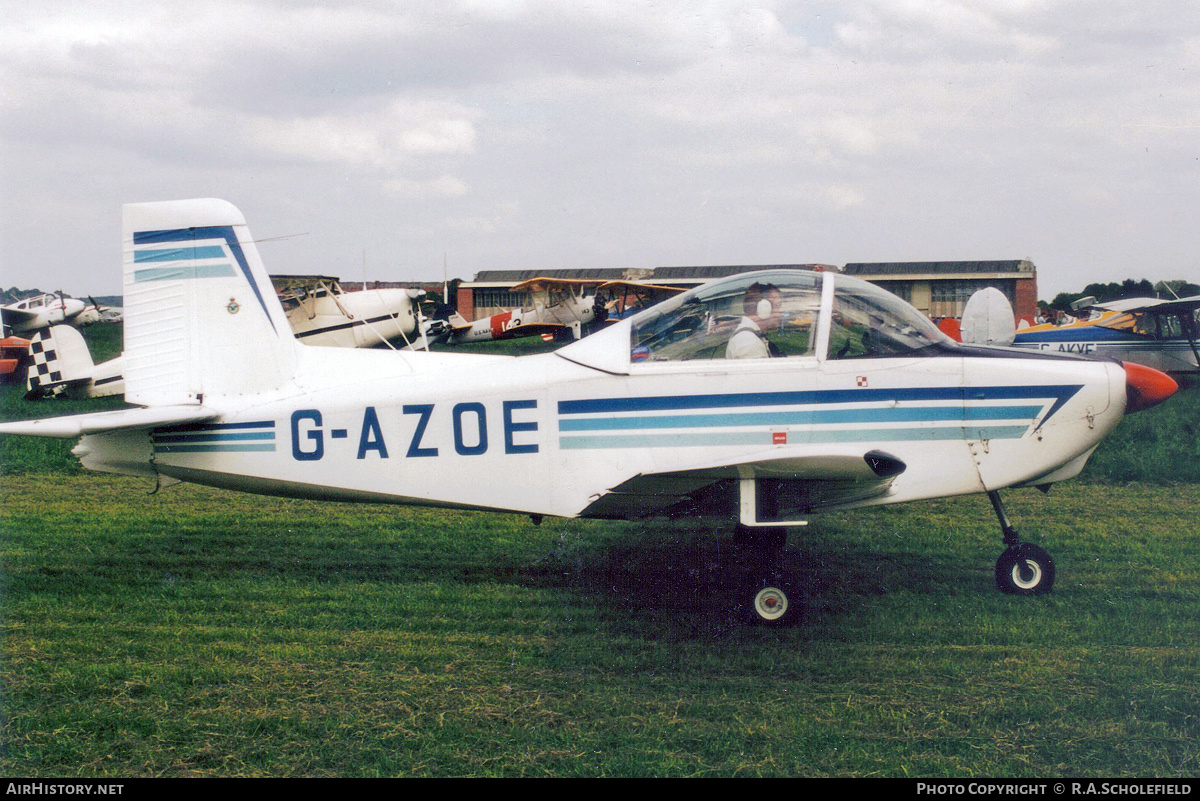 Aircraft Photo of G-AZOE | AESL Glos-Airtourer Series 115 | AirHistory.net #162098