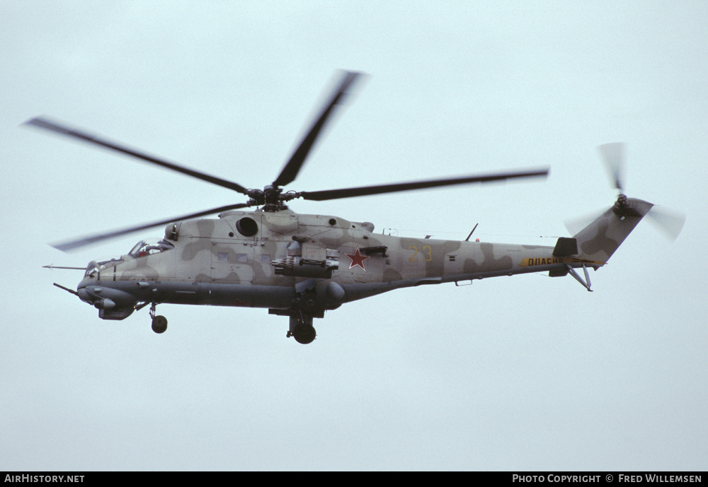 Aircraft Photo of 23 yellow | Mil Mi-24V | Russia - Air Force | AirHistory.net #162102
