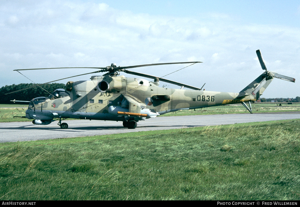 Aircraft Photo of 0836 | Mil Mi-24V | Czechia - Air Force | AirHistory.net #162104