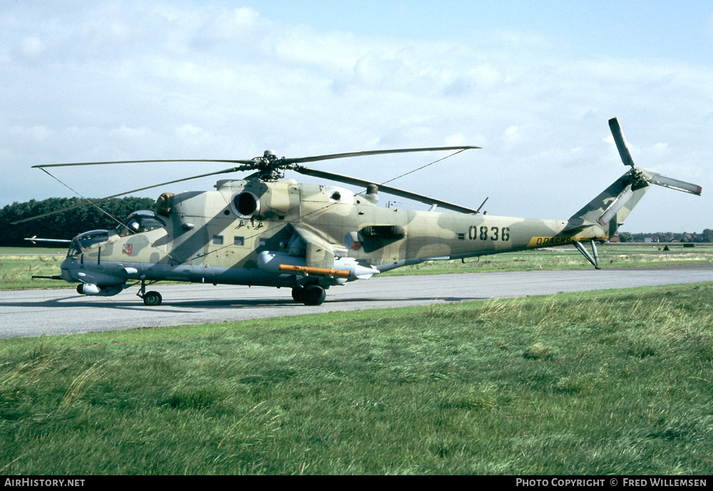 Aircraft Photo of 0836 | Mil Mi-24V | Czech Republic - Air Force | AirHistory.net