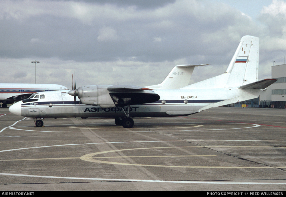 Aircraft Photo of RA-26081 | Antonov An-26B | Aeroflot | AirHistory.net #162105