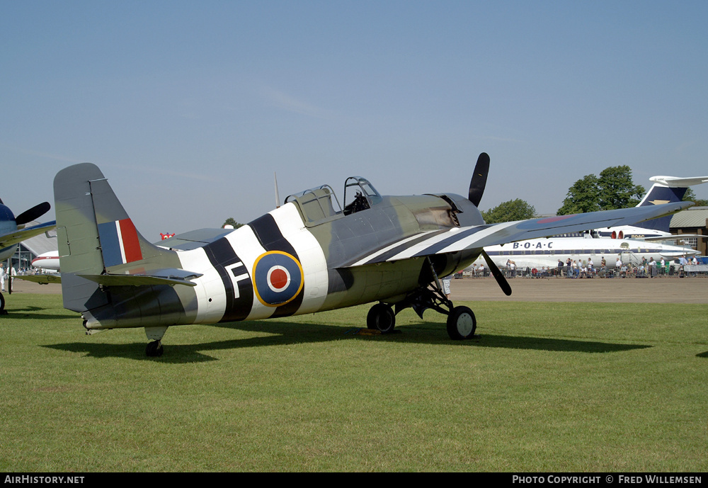 Aircraft Photo of G-RUMW | Grumman FM-2 Wildcat | UK - Navy | AirHistory.net #162107