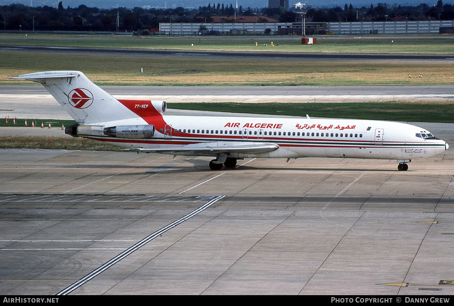Aircraft Photo of 7T-VEP | Boeing 727-2D6/Adv | Air Algérie | AirHistory.net #162109