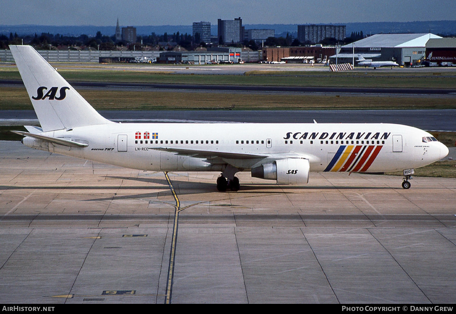 Aircraft Photo of LN-RCC | Boeing 767-283/ER | Scandinavian Airlines - SAS | AirHistory.net #162110