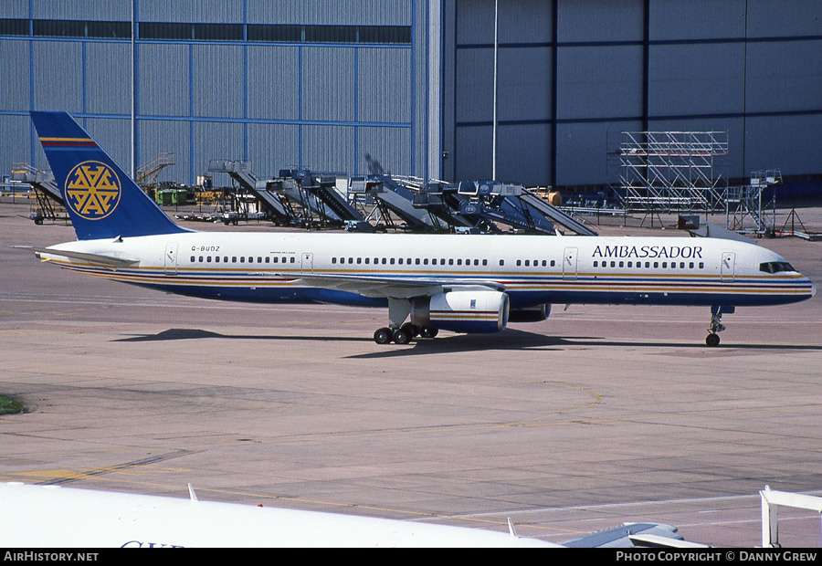 Aircraft Photo of G-BUDZ | Boeing 757-236 | Ambassador Airways | AirHistory.net #162111