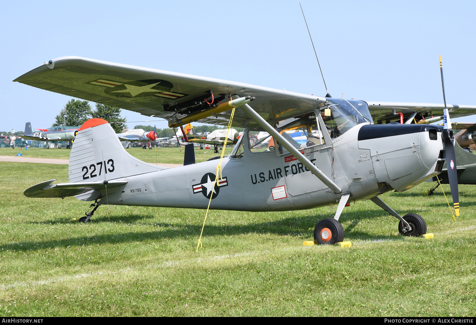 Aircraft Photo of N5170G / 22713 | Cessna L-19A-IT Bird Dog (305A) | USA - Air Force | AirHistory.net #162148