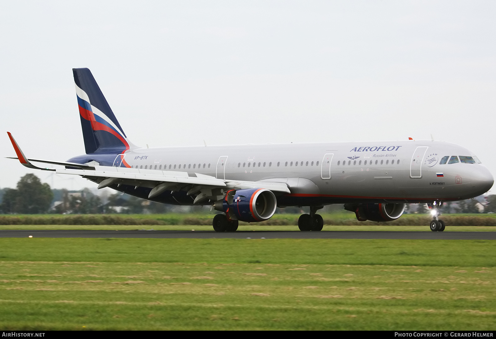 Aircraft Photo of VP-BTK | Airbus A321-211 | Aeroflot - Russian Airlines | AirHistory.net #162155