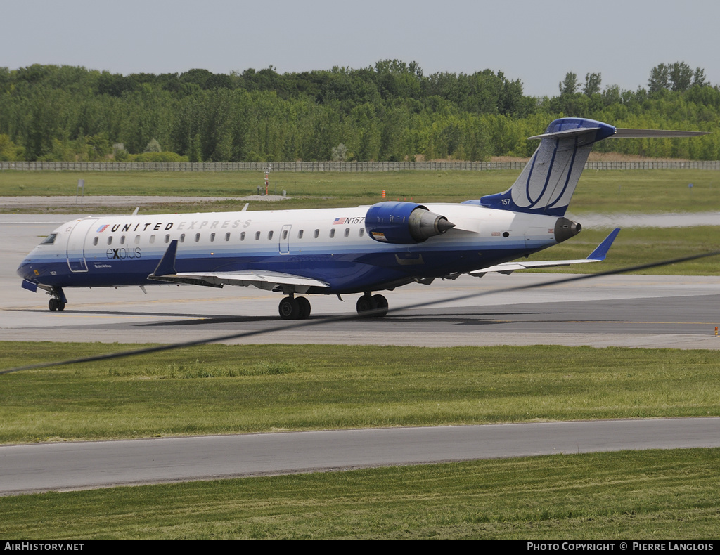 Aircraft Photo of N157GJ | Bombardier CRJ-701ER (CL-600-2C10) | United Express | AirHistory.net #162166