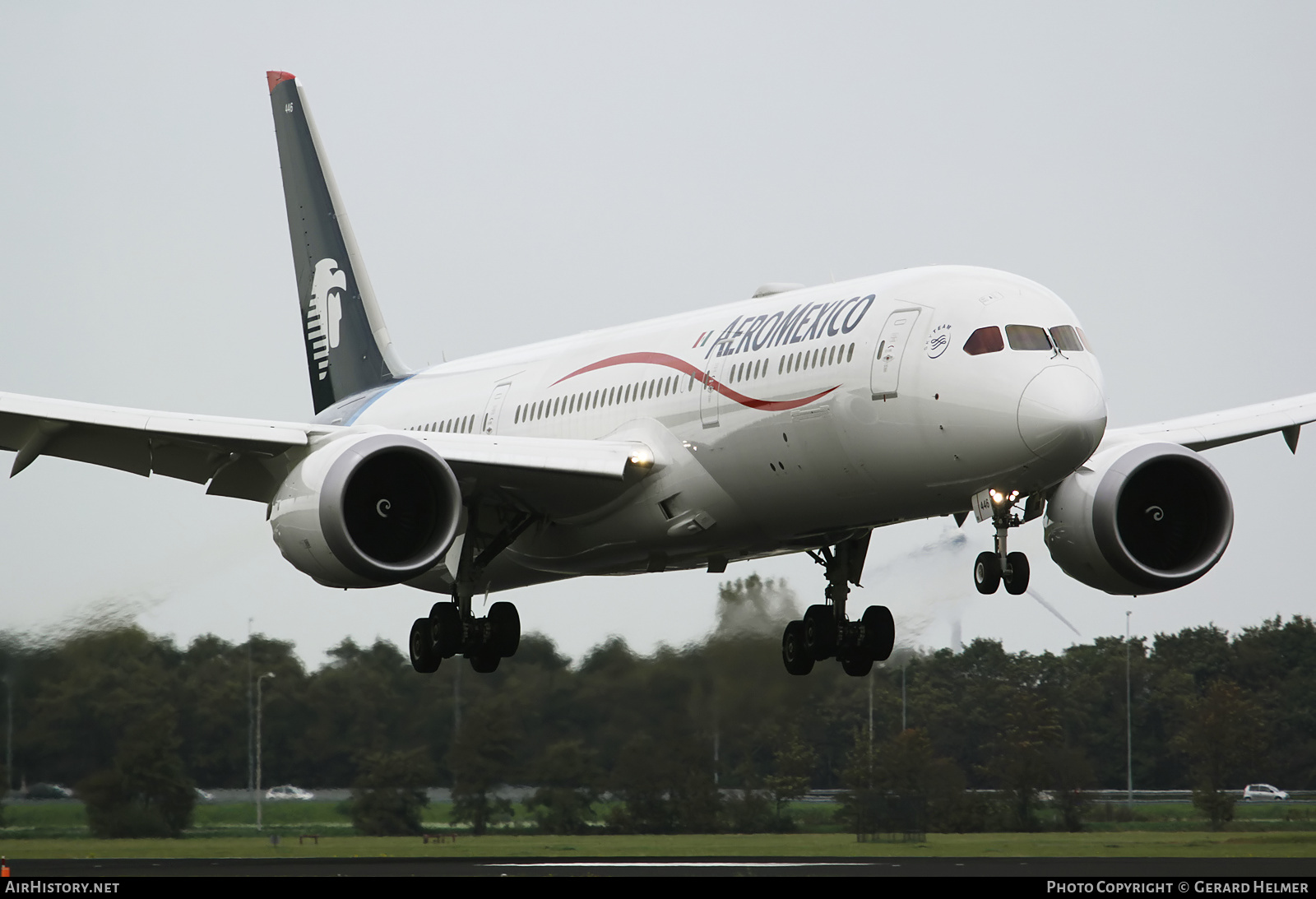 Aircraft Photo of N446AM | Boeing 787-9 Dreamliner | AeroMéxico | AirHistory.net #162190