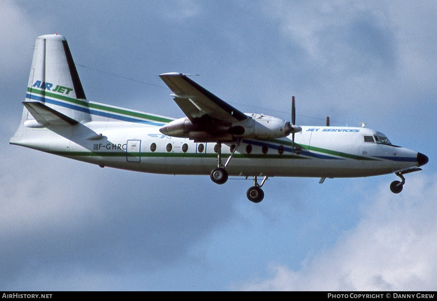 Aircraft Photo of F-GHRC | Fokker F27-600 Friendship | Air Jet | AirHistory.net #162200