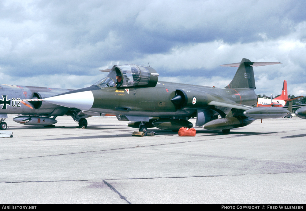 Aircraft Photo of 890 | Lockheed CF-104 Starfighter | Norway - Air Force | AirHistory.net #162223
