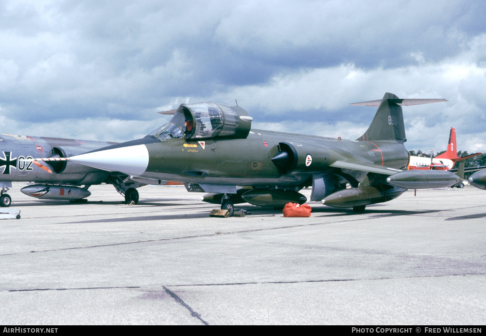 Aircraft Photo of 890 | Canadair CF-104 Starfighter | Norway - Air Force | AirHistory.net #162223