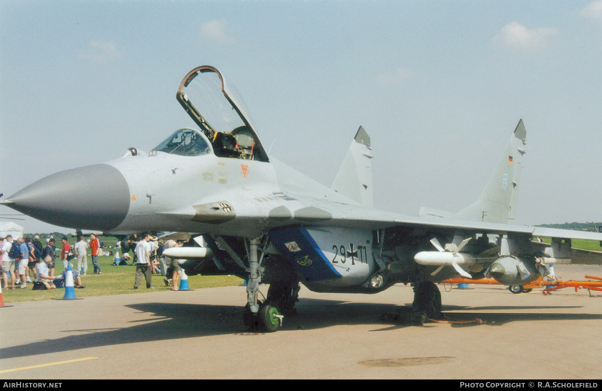 Aircraft Photo of 2911 | Mikoyan-Gurevich MiG-29 | Germany - Air Force | AirHistory.net #162238