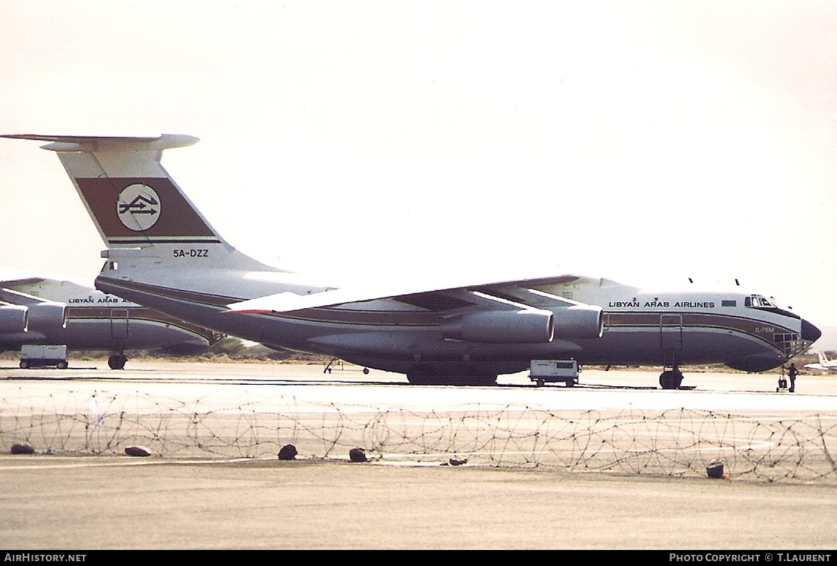 Aircraft Photo of 5A-DZZ | Ilyushin Il-76M | Libyan Arab Airlines | AirHistory.net #162260