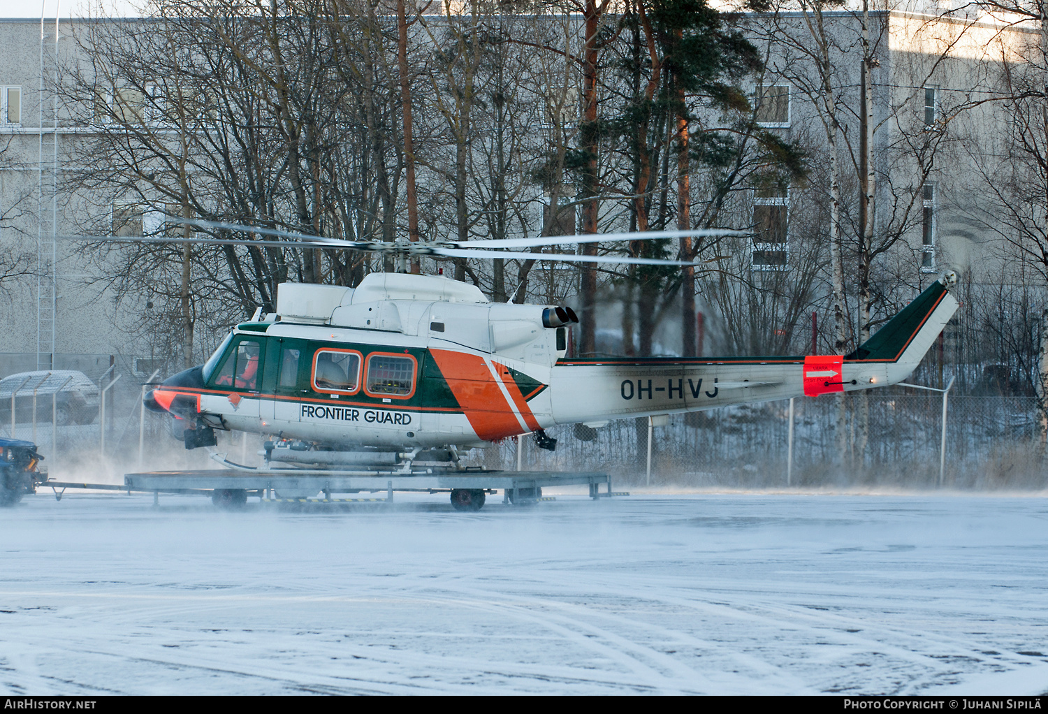 Aircraft Photo of OH-HVJ | Agusta AB-412EP Grifone | Rajavartiolaitos - Finnish Border Guard | AirHistory.net #162261