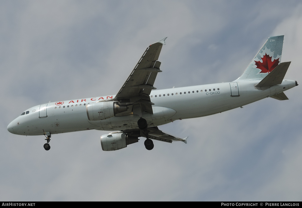 Aircraft Photo of C-GKOD | Airbus A320-214 | Air Canada | AirHistory.net #162275