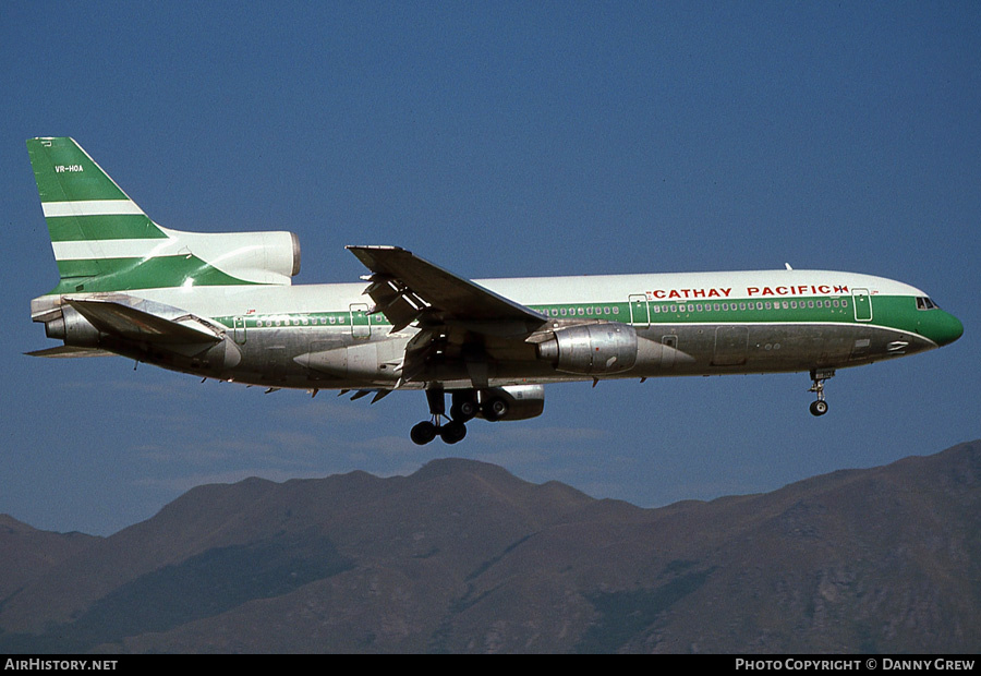 Aircraft Photo of VR-HOA | Lockheed L-1011-385-1 TriStar 1 | Cathay Pacific Airways | AirHistory.net #162277