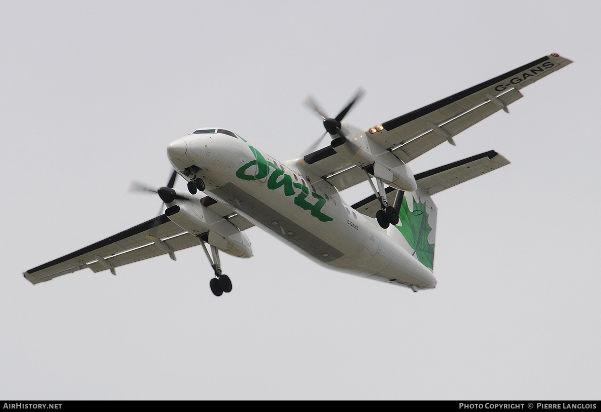 Aircraft Photo of C-GANS | De Havilland Canada DHC-8-102 Dash 8 | Air Canada Jazz | AirHistory.net #162279