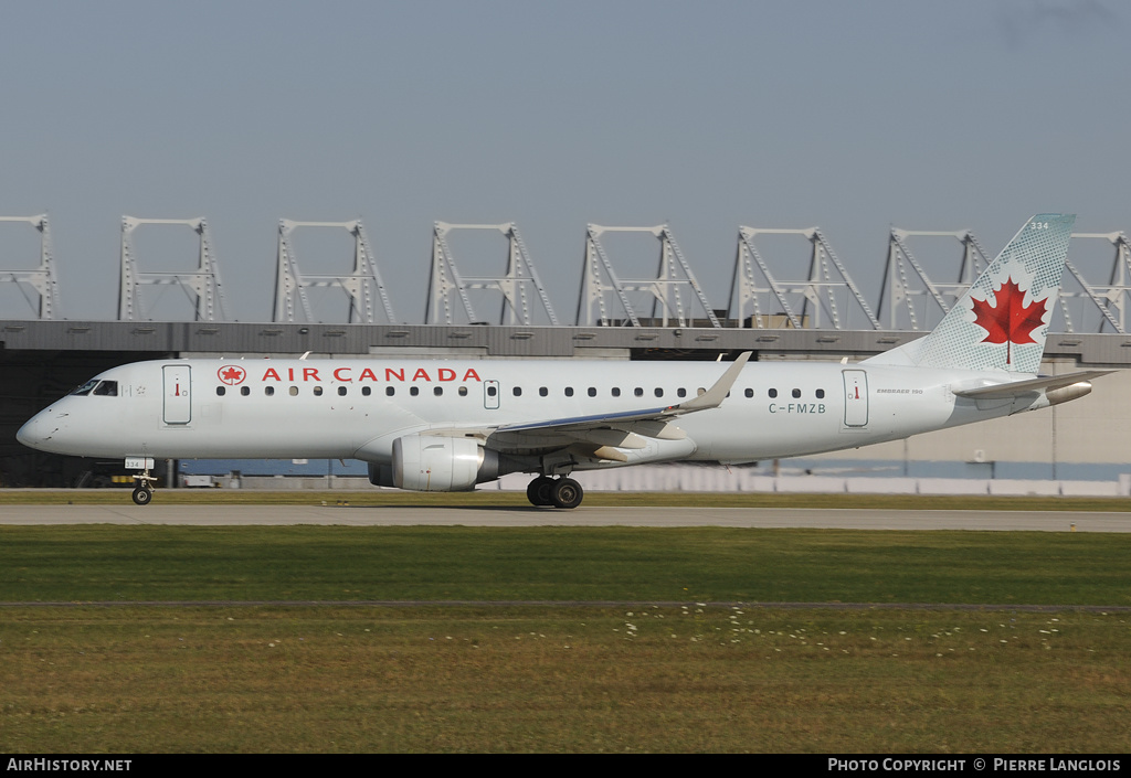 Aircraft Photo of C-FMZB | Embraer 190AR (ERJ-190-100IGW) | Air Canada | AirHistory.net #162343