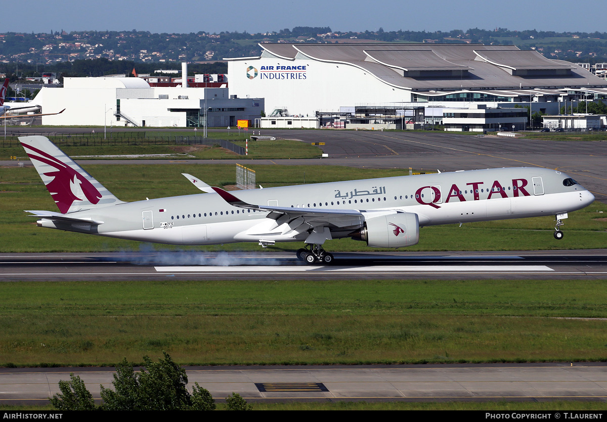 Aircraft Photo of F-WZFE | Airbus A350-941 | Qatar Airways | AirHistory.net #162348