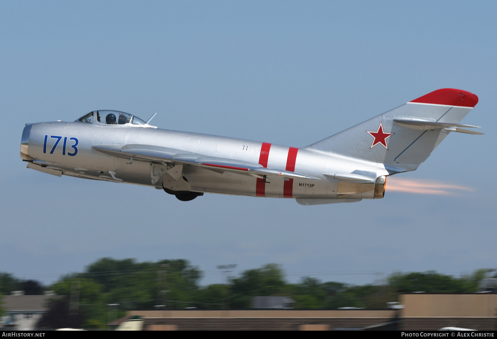 Aircraft Photo of N1713P | PZL-Mielec Lim-5 (MiG-17F) | Russia - Air Force | AirHistory.net #162356