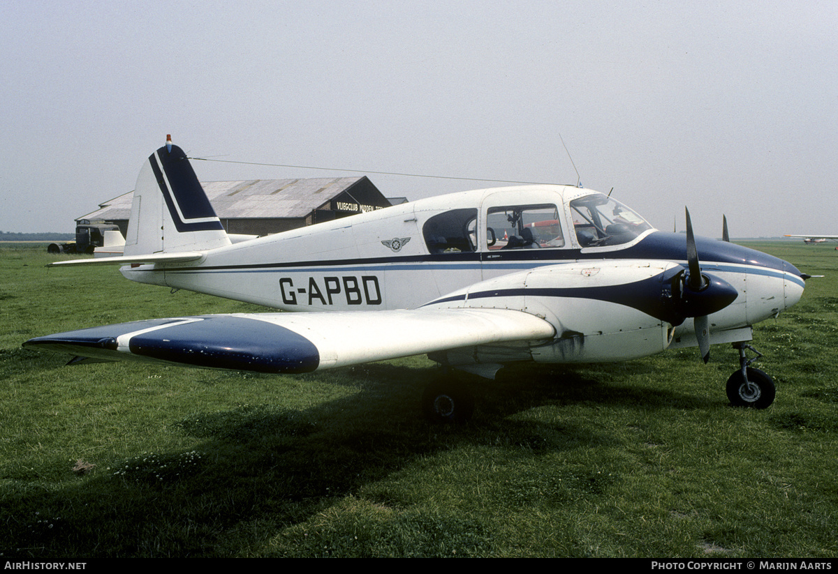 Aircraft Photo of G-APBD | Piper PA-23-160 Apache | AirHistory.net #162379