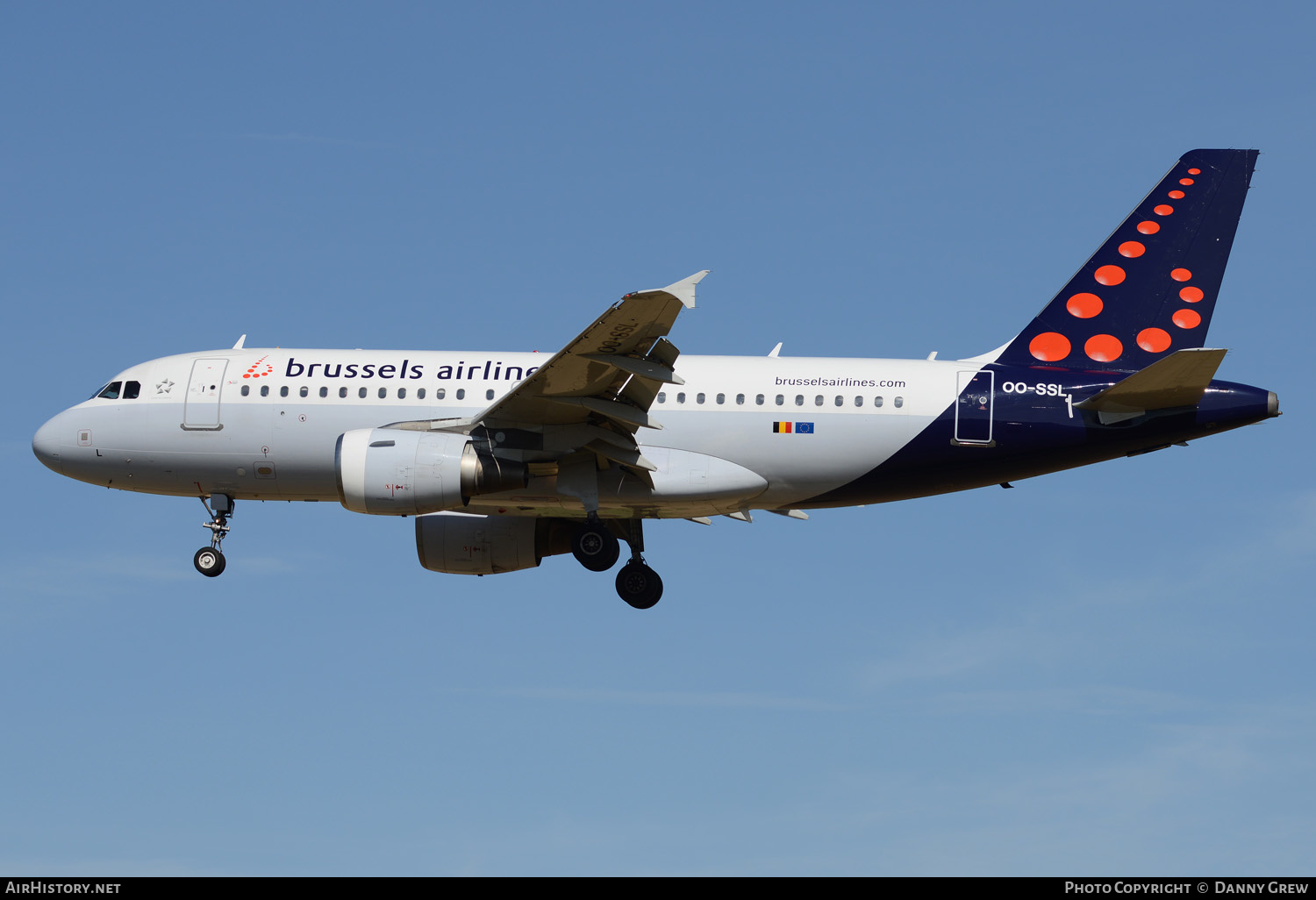 Aircraft Photo of OO-SSL | Airbus A319-111 | Brussels Airlines | AirHistory.net #162387
