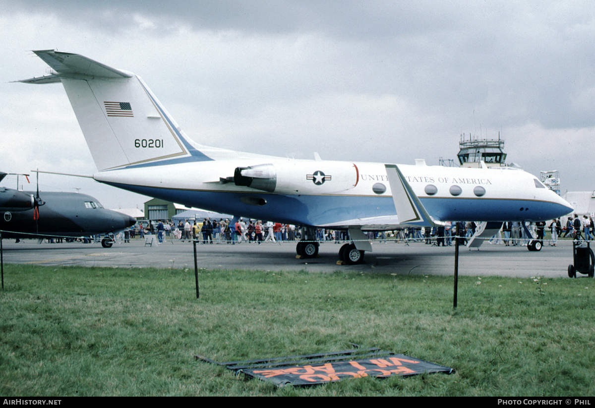 Aircraft Photo of 86-0201 / 60201 | Gulfstream Aerospace C-20B Gulfstream III (G-1159A) | USA - Air Force | AirHistory.net #162395