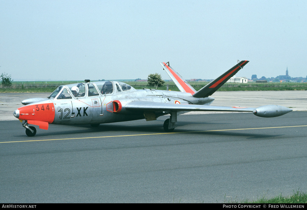 Aircraft Photo of 344 | Fouga CM-170R Magister | France - Air Force | AirHistory.net #162406