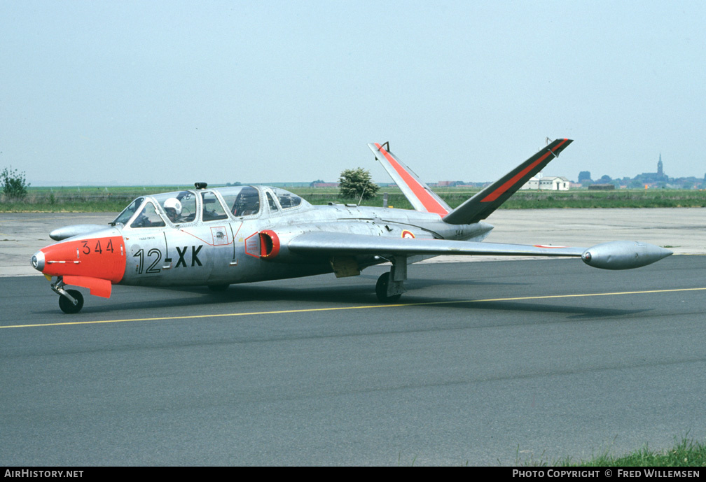 Aircraft Photo of 344 | Fouga CM-170R Magister | France - Air Force | AirHistory.net #162406