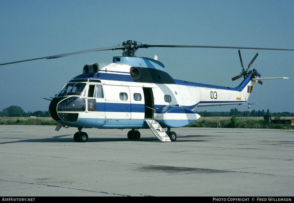 Aircraft Photo of 03 | Aerospatiale IAR-330L Puma | Romania - Air Force | AirHistory.net #162413