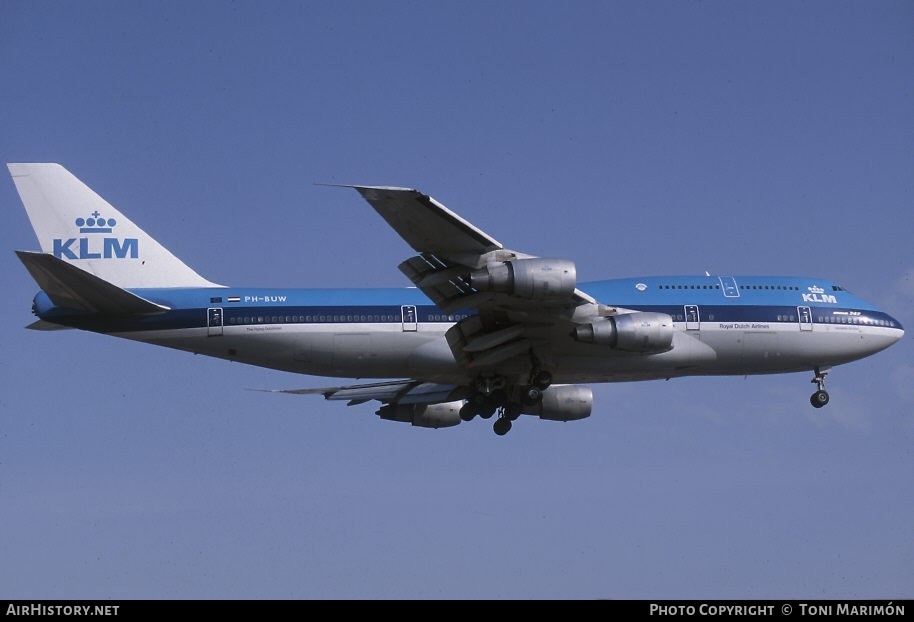 Aircraft Photo of PH-BUW | Boeing 747-306M | KLM - Royal Dutch Airlines | AirHistory.net #162417