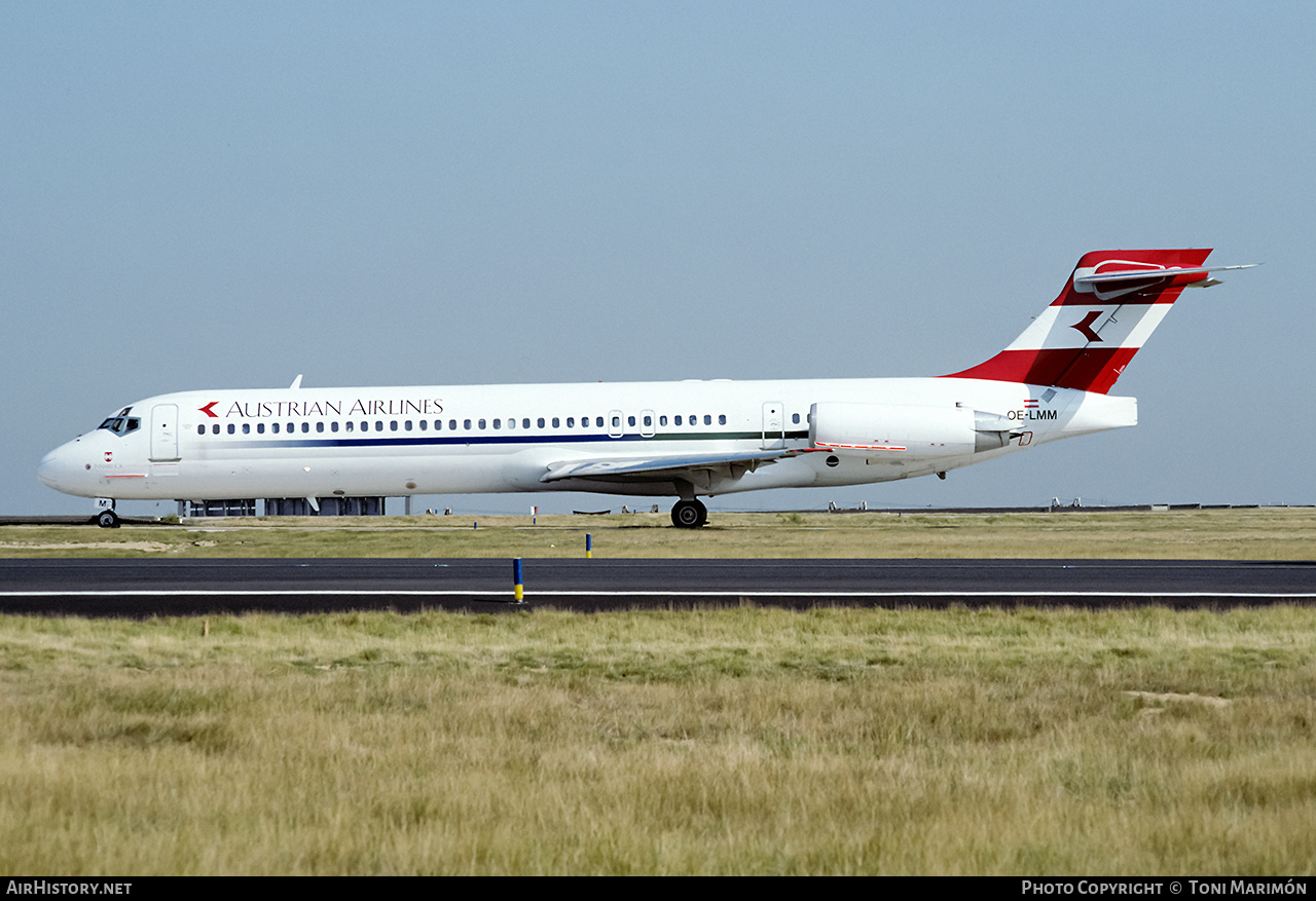 Aircraft Photo of OE-LMM | McDonnell Douglas MD-87 (DC-9-87) | Austrian Airlines | AirHistory.net