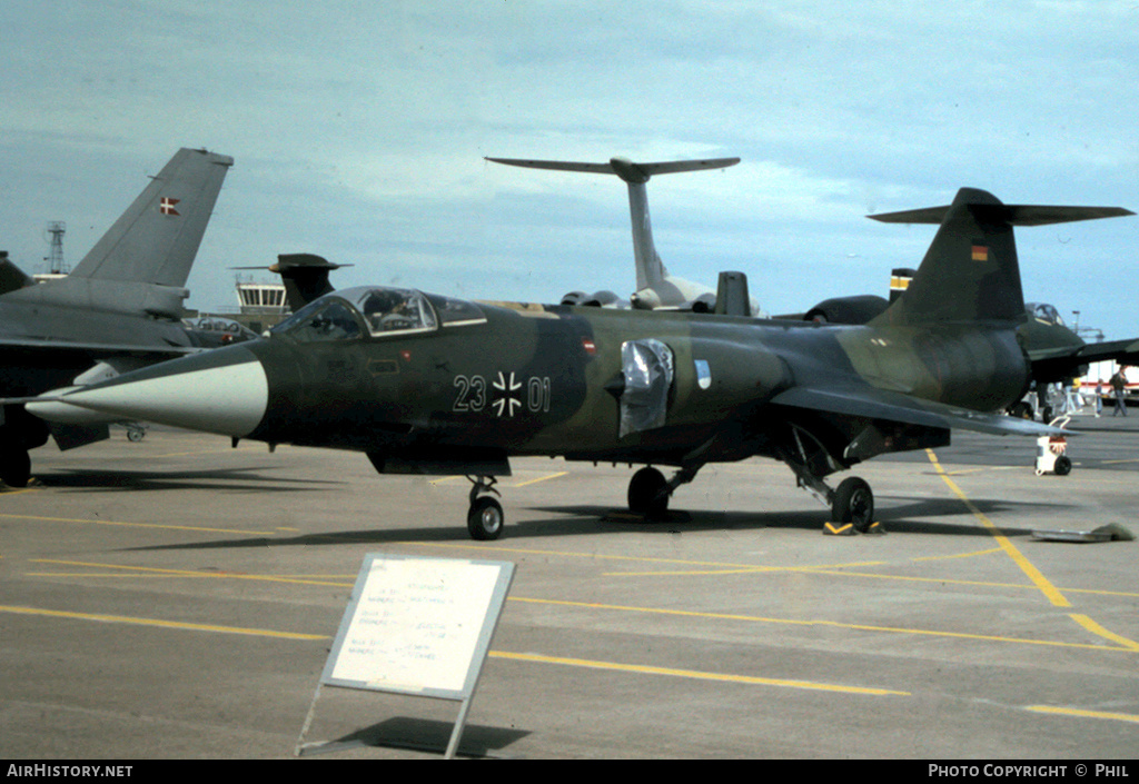 Aircraft Photo of 2301 | Lockheed F-104G Starfighter | Germany - Air Force | AirHistory.net #162443